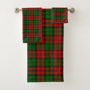 Blackwatch Campbell Tartan Red Green Plate