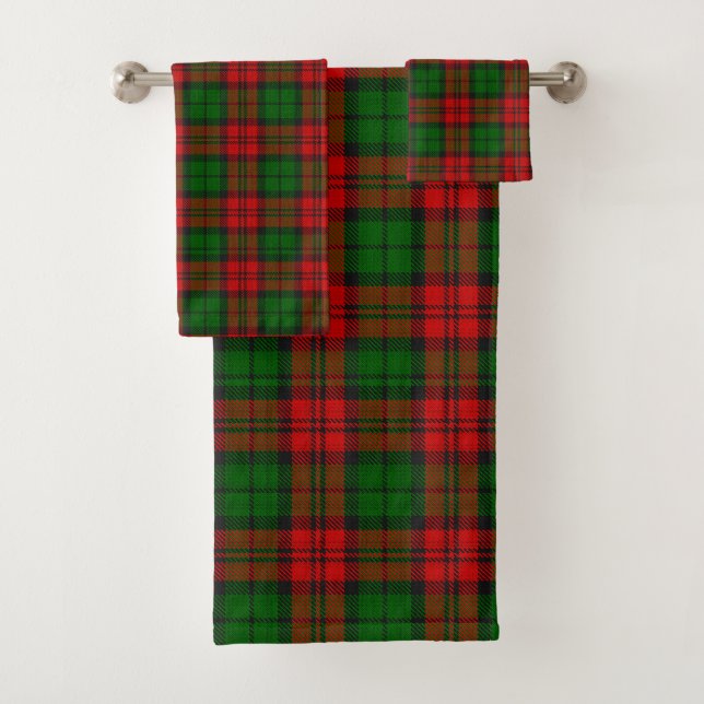 Blackwatch Campbell Tartan Red Green Plate (In situ)