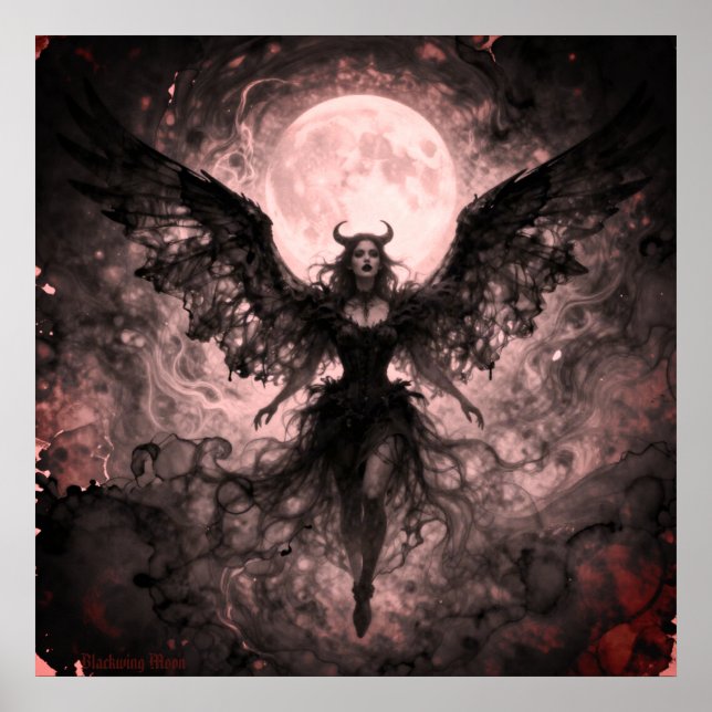 Blackwing Moon - Impresión de Arte Digital de Fant (Frente)