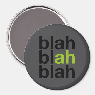 Blah Blah Blah - Imán Minimalista