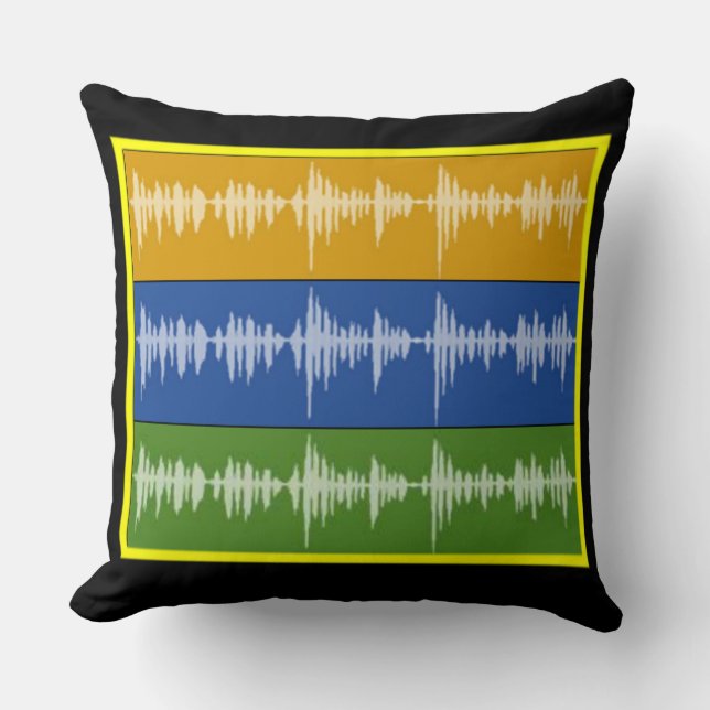 BLAH, BLAH, Cojín decorativo BLAH (Anverso)