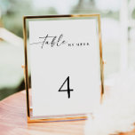 BLAIR Boda Minimalista moderno Tarjeta de número d<br><div class="desc">Este número de tabla presenta un moderno tipo de letra manuscrito bohemio y un diseño minimalista sencillo. Cambie fácilmente el número para crear todos los números de tabla. Todos los colores son editables. Par con cualquier cosa en la colección BLAIR para un aspecto cohesivo.</div>