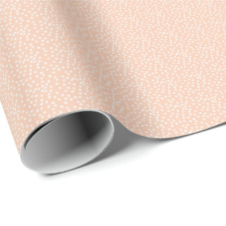 Blanca | Papel de envolver de puntas de polka mode