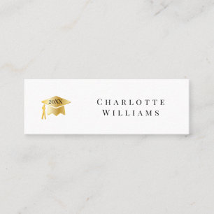 Blanco 2025   Tarjeta de inserción de graduación d