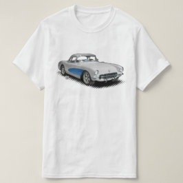 Blanco con la camiseta del azul 56-57