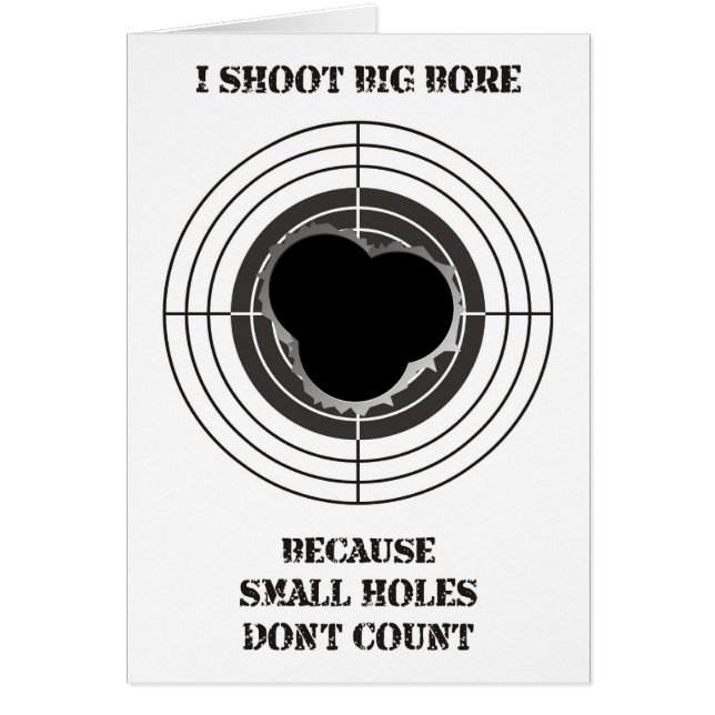 Blanco con los agujeros de bala grandes - diámetro (Frente)