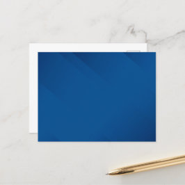 BLANCO CREAR TU PROPIA TARJETA DE POSTAL AZUL