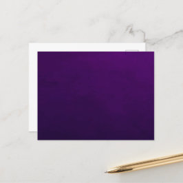 BLANCO CREAR TU PROPIA TARJETA DE POSTAL DE PURPLE