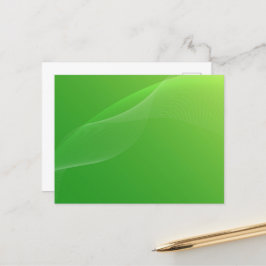 BLANCO CREAR TU PROPIA TARJETA DE POSTAL VERDE