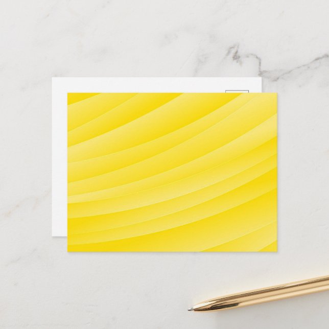 BLANCO CREAR TU PROPIA TARJETA POSTAL AMARILLA (Anverso/Reverso In Situ)