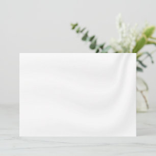 BLANCO CREE SU PROPIA INVITACIÓN DE SATINA BLANCA