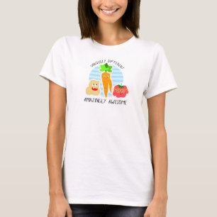 Blanco de camiseta increíblemente impactante y dif