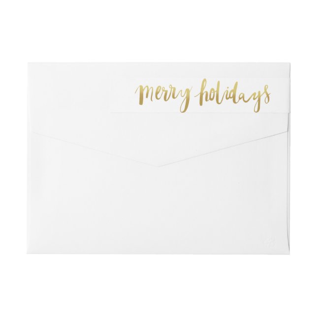 Blanco de encargo de la feliz de los días de (Reverso)