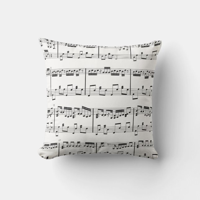 Blanco de la almohada de la partitura (Anverso)