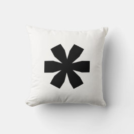 Blanco de la almohada del asterisco de la prensa
