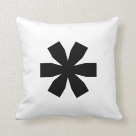 Blanco de la almohada del asterisco de la prensa