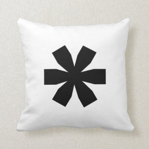 Blanco de la almohada del asterisco de la prensa