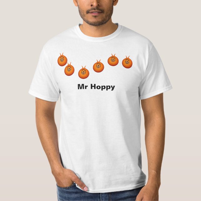 Blanco de la camiseta de la tolva del espacio (Anverso)