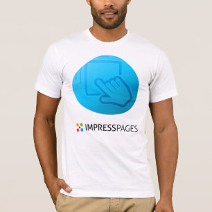 Blanco de la camiseta del arrastrar y soltar