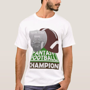 Blanco de la camiseta del campeón del fútbol de la