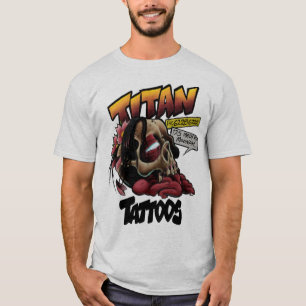 Blanco de la camiseta del titán