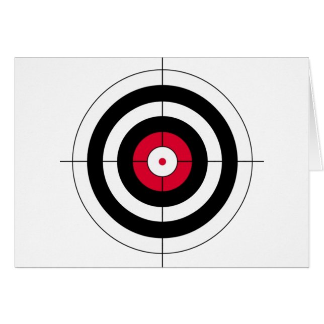 Blanco de la diana de los retículos (Anverso (Horizontal))