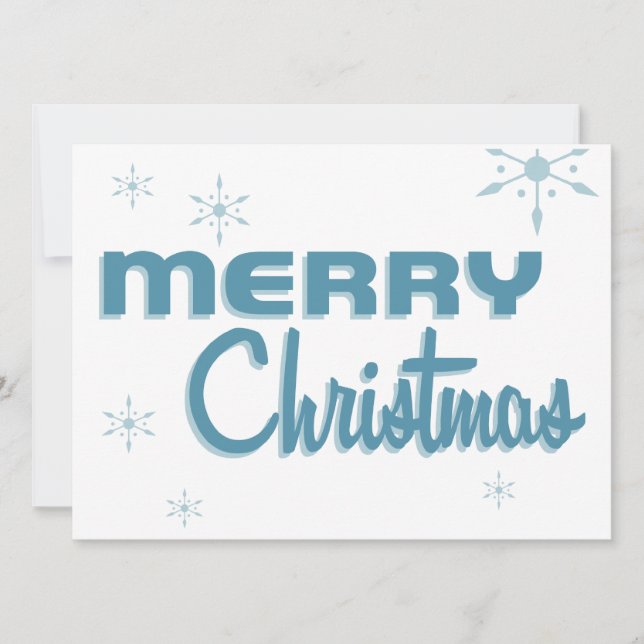 Blanco de la invitación a la fiesta de Navidades d (Anverso)