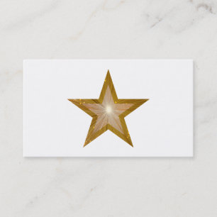 Blanco de la plantilla de tarjeta de visita Gold S