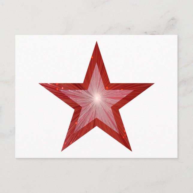 Blanco de la postal de la Estrella Roja (Anverso)