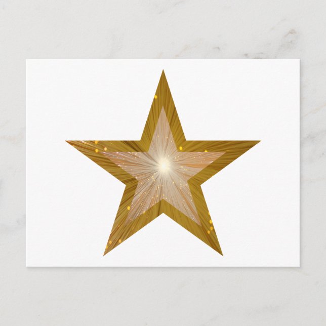 Blanco de la postal Gold Star (Anverso)