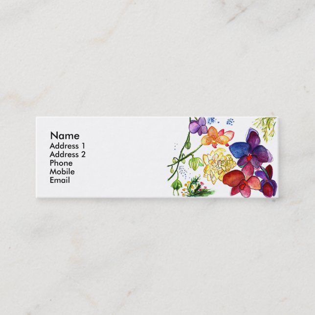 Blanco de la tarjeta del perfil de la diversión de (Anverso)