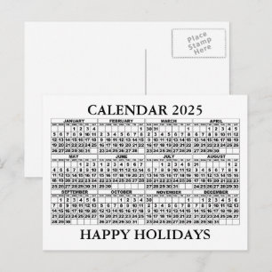 Blanco de la tarjeta postal de felicitación del ca