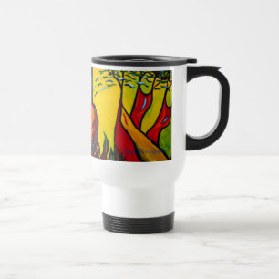 BLANCO de la TAZA del VIAJE de Windhorse