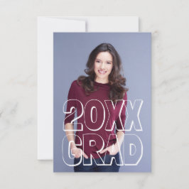 Blanco de las letras de molde - invitación de la