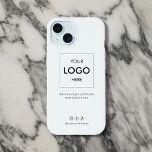 Blanco de medios sociales empresariales<br><div class="desc">¡Transforme su iPhone en una poderosa herramienta de marketing con nuestro funda personalizado! Ideal para pequeñas empresas, este funda muestra su logo y eslogan, haciendo una declaración audaz sobre su marca. A continuación, incluimos sus datos de contacto para una referencia fácil. Además, hay espacio para tres íconos de medios sociales...</div>