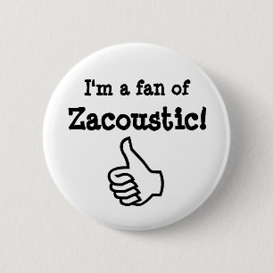 Blanco del botón de Zacoustic