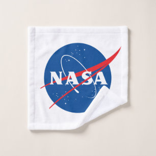 Blanco del cohete del logotipo de la NASA