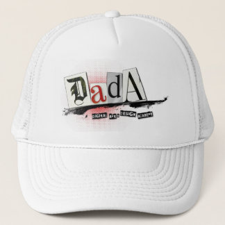 Blanco del gorra de DADA