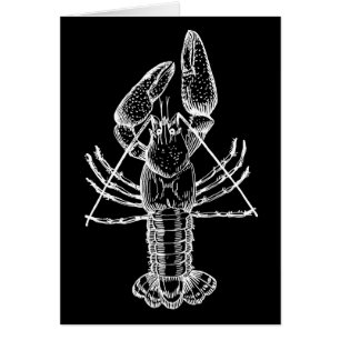 Blanco del ilustracion de los cangrejos en negro