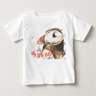 blanco del niño mi pequeña camiseta del