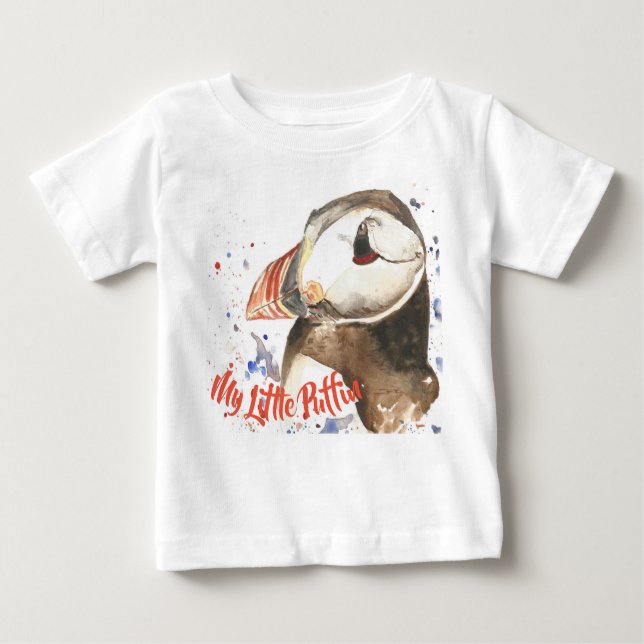 blanco del niño mi pequeña camiseta del (Anverso)
