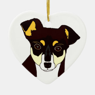 Blanco del ornamento de la chihuahua de Kisha