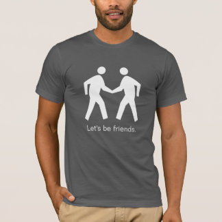 Blanco en la camiseta negra de la zona de la