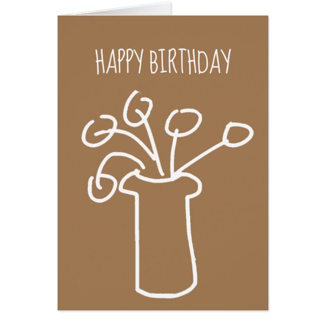 Blanco florido moderno (Frente)