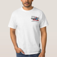 Blanco karting de la camiseta del club de ABQ
