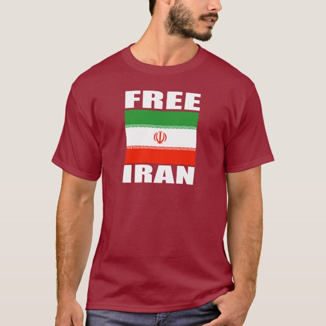 Blanco libre de la camiseta de Irán (Anverso)