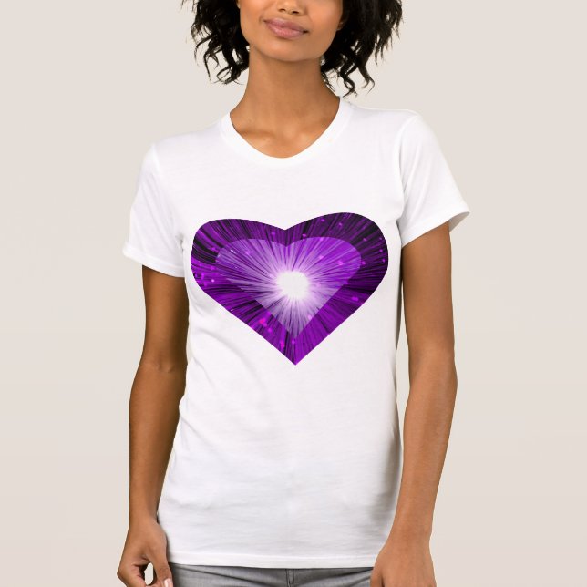 Blanco menudo de las señoras de la camiseta del (Anverso)