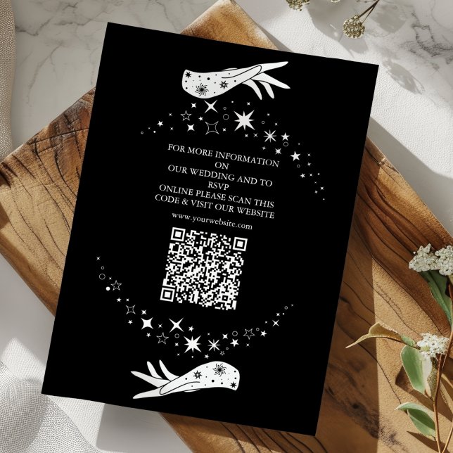 Blanco negro El Boda de la tarjeta Tarot de los am (Subido por el creador)