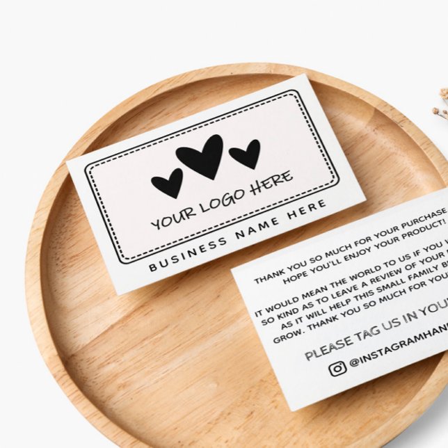 Blanco Negro Tu Logo Gracias Por Comprar (Subido por el creador)