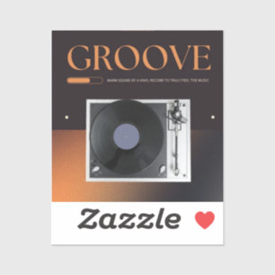 BLANCO NEGRO Y ORRENG EN PEGATINA DE VINILO DE COR